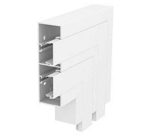 Плоский угол кабельного канала Rapid 45-2 53x165 мм (ПВХ,серый) (GK-FS53165LGR)  6113452  OBO Bettermann