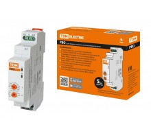 Реле времени РВО5-ВЫКС-0,1с/10дн-8А-230В-DIN (зад.выкл.-упр.сигн., 0,1с-10дней, 230В AC)  SQ1503-0031  TDM