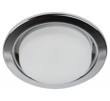Светильник встраиваемый  под лампу GX53  KL35 CН /1 (к) Set 10 с термокольцом хром комплект 10 шт.  Б0071344  ЭРА