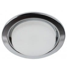 Светильник встраиваемый  под лампу GX53  KL35 CН /1 (к) Set 10 с термокольцом хром комплект 10 шт.  Б0071344  ЭРА