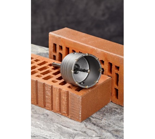 Коронка буровая по бетону с оснасткой TCT-72 М22 SDS-plus EKF Master  tct-72-m22  EKF