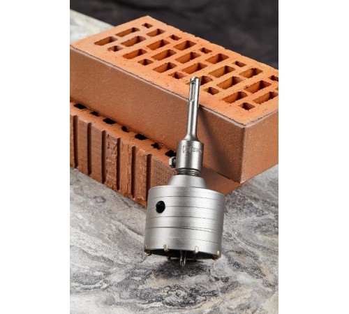 Коронка буровая по бетону с оснасткой TCT-72 М22 SDS-plus EKF Master  tct-72-m22  EKF