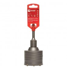 Коронка буровая по бетону с оснасткой TCT-72 М22 SDS-plus EKF Master  tct-72-m22  EKF