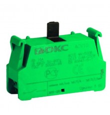 Контактный блок с клеммным безвинтовым зажимом. нормально-открытый  ACV10  DKC