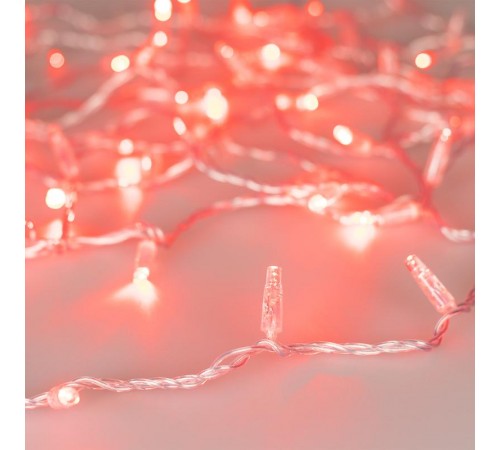 Светодиодная гирлянда ARD-STRING-CLASSIC-1000-CLEAR-100LED-PULSE Red (230V, 7W) (Ardecoled, IP65)  031639  Arlight