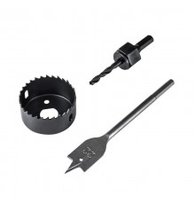 Набор для установки врезных замков, 22 мм/54 мм (перовое сверло/кольцевая пила)  KR-92-0263  Kranz