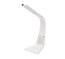 Светильник настольный Cloud LED 2700-6500К, встроенная беспроводная и проводная USB-зарядка устройств, диммер, гибкий поворот  75-0223  Rexant