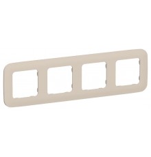 FLITE Artistic Рамка 4-ая РУ-4-А-ФлЛ льняной  FI-M42-31-20-K88  IEK