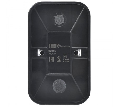 GLORY Розетка 2-местная без з/к с з/ш о/у 10А РСш22-2-ХСм ст м.  ERH23-K46M-10  IEK