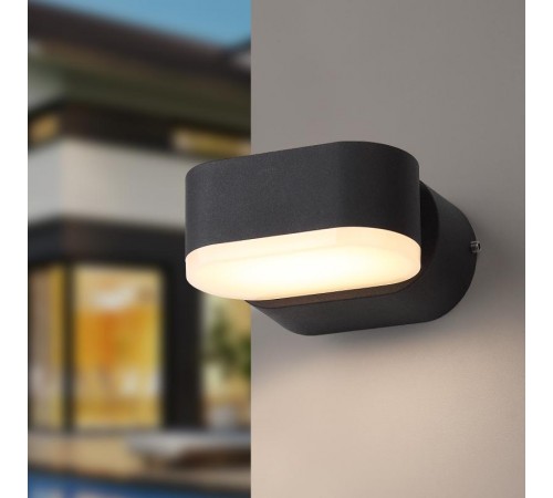 Декоративная подсветка светодиодная WL9 BK 6Вт IP 54 черный  Б0034606  ЭРА