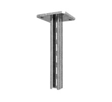 Подвес потолочный СТРАТ двойной 41х21х1200, толщ. 2,5 мм, гор. цинк, 376012  ППСД-41х21х1200-2,5-ГЦ   Ostec