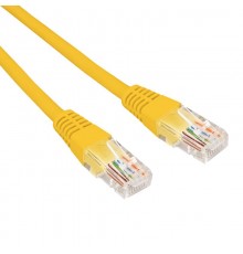 Патч-корд U/UTP CAT 6, RJ45-RJ45, 26AWG, LSZH, желтый, 0.3м REXANT  02-0295-03  REXANT