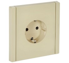 FORTE&PIANO Розетка с заземлением в/к 16А FP416 ваниль  FP-R11-16-K10  IEK