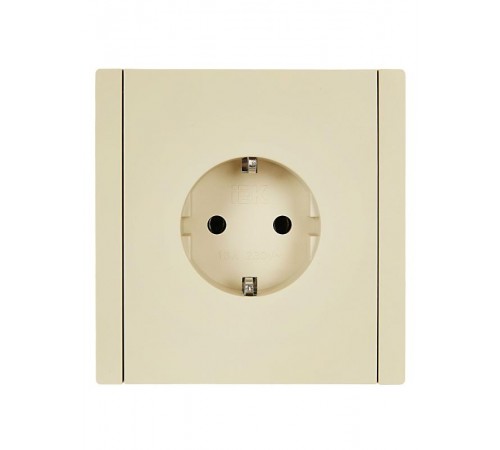 FORTE&PIANO Розетка с заземлением в/к 16А FP416 ваниль  FP-R11-16-K10  IEK