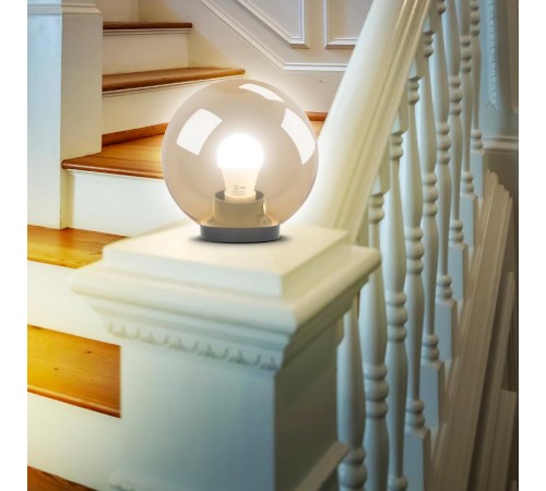 Светильник садово-парковый НТУ 01-60-253 , шар золотистый D=250 mm  Б0048057  ЭРА