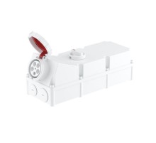 Розетка наружной уст. с мех-ой блокировкой и боковым расположением разъема IP67 125А 3P+E+N 400В  DIS50312587  DKC