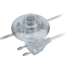 Шнур 61 719 NPS-FS01-170-2x0.5-TR 1.7м с выкл. прозрачный 61719 Navigator