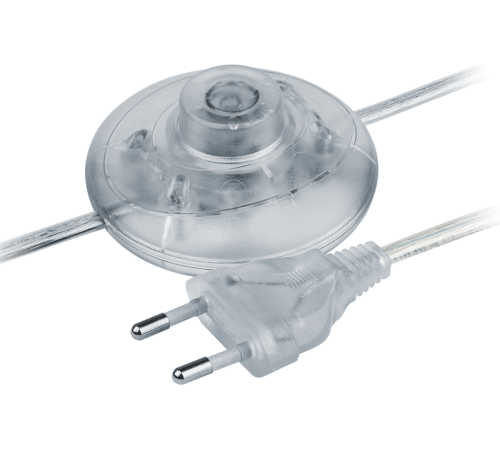 Шнур 61 719 NPS-FS01-170-2x0.5-TR 1.7м с выкл. прозрачный 61719 Navigator