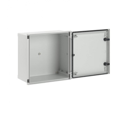 Шкаф цельный навесной из фибергласа без монтажной панели со сплошной дверью 400х400х200 мм  CN50442  DKC