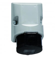 Розетка настенная Quick-Connect 16A 4p 500V 7h IP44 100x75 черная I 11911-Bals I Bals