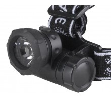 Фонарь налобный 1хLED 3хААА G1W коллиматор  C0033731  ЭРА