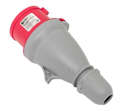 Вилка переносная 015 3Р+РЕ+N 16А 380В IP44 EKF PROXIMA  ps-015-16-380-PRO  EKF