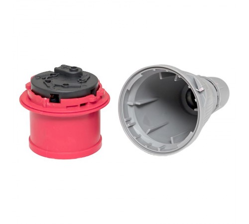 Вилка переносная 015 3Р+РЕ+N 16А 380В IP44 EKF PROXIMA  ps-015-16-380-PRO  EKF