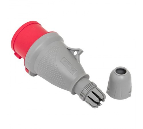 Вилка переносная 015 3Р+РЕ+N 16А 380В IP44 EKF PROXIMA  ps-015-16-380-PRO  EKF