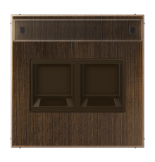 Плата (фиксация защёлкиванием) для одного модуля с полем для надписи; металл; латунь Antik ME1969-2NAWEAT Jung