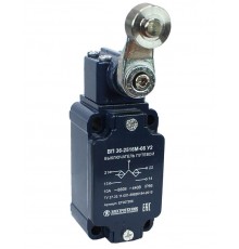 ВП 36-2516М-66 У2, рычаг со стальным роликом, 1з+1р, инерционный, 30х60 мм, без сальника, 3А, IP66, выключатель путевой  ET007266  Электротехник