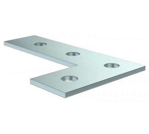 Пластина соед. L-образная удлин. для STRUT-профиля HDZ  CLM50D-PLS-150-40-HDZ  IEK