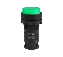 Кнопка с фиксацией с подсветкой OptiSignal Compact D22 C7-PHL-B310 зеленая 1НО 24 В AC/DC XB7NJ03B1  362106  КЭАЗ