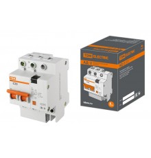 Выключатель автоматический дифференциального тока АД-2 2п 25А C 30мА тип AC (4 мод)  SQ0221-0002  TDM