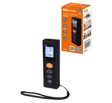Лазерная рулетка ЛР-40, дальность 40 м, точность 2 мм, подсветка, IP54, 2хAAA, "Алмаз"  SQ1018-0201  TDM