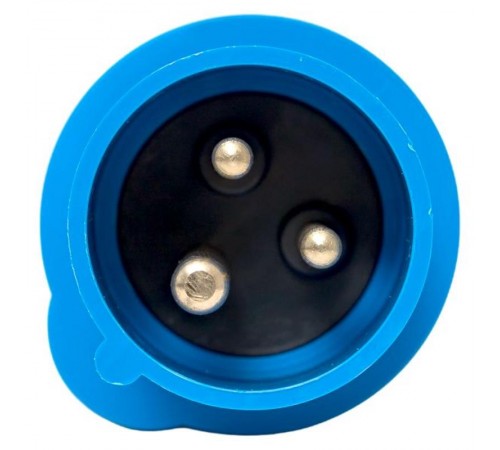 Вилка переносная 013 2Р+РЕ 16А 220В IP44 EKF PROXIMA  ps-013-16-220-PRO  EKF