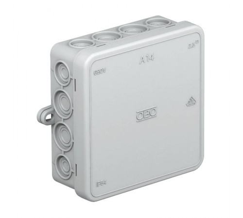 Коробка распределительная A14, 100x100x40 мм, степень защиты IP55 (A 14)  2000378  OBO Bettermann