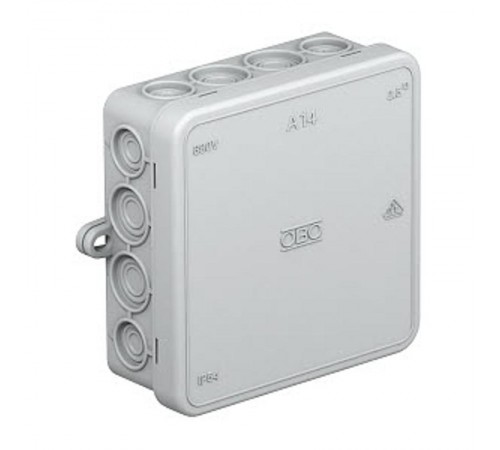 Коробка распределительная A14, 100x100x40 мм, степень защиты IP55 (A 14)  2000378  OBO Bettermann