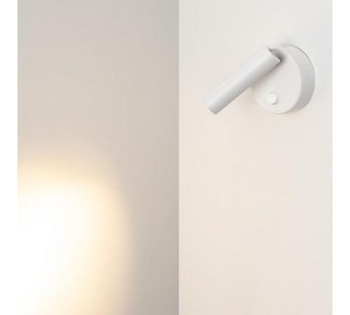 Светильник SP-BED-R90-3W Warm3000 (WH, 20 deg, 230V) (Arlight, IP20 Металл, 3 года)  031393  Arlight