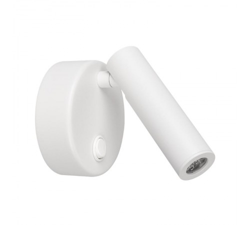 Светильник SP-BED-R90-3W Warm3000 (WH, 20 deg, 230V) (Arlight, IP20 Металл, 3 года)  031393  Arlight