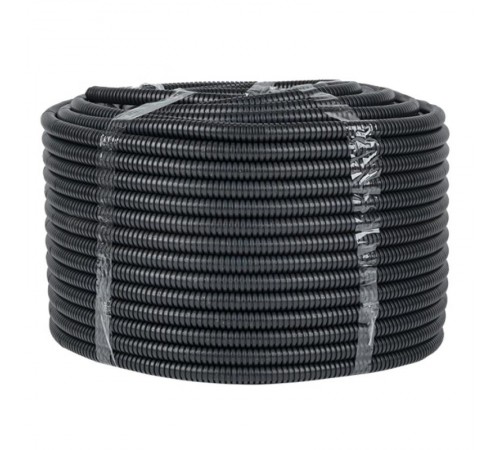 Труба гофр. FRHF с зондом d16мм (100м) черная Plast EKF PROxima  FRHF-16  EKF