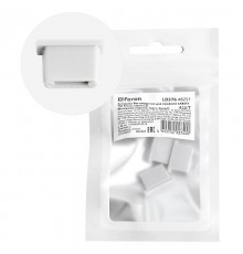 Заглушка без отверстия для профиля CAB251, LD376 (комплект 4шт) FERON  48251  FERON