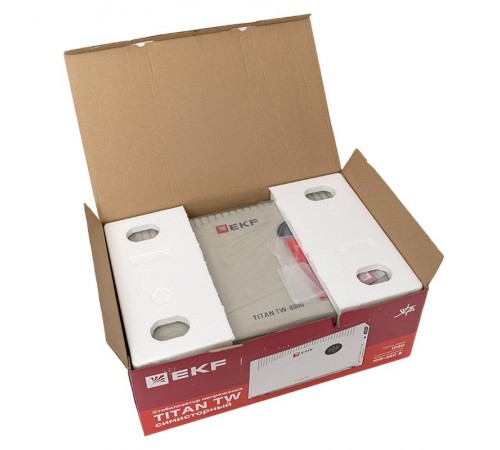 Стабилизатор напряжения электронный с возможностью настенного монтажа TITAN -TW-8000  stab-TW-8000 EKF
