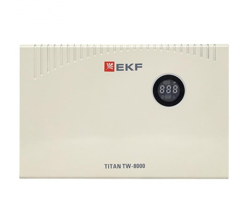 Стабилизатор напряжения электронный с возможностью настенного монтажа TITAN -TW-8000  stab-TW-8000 EKF