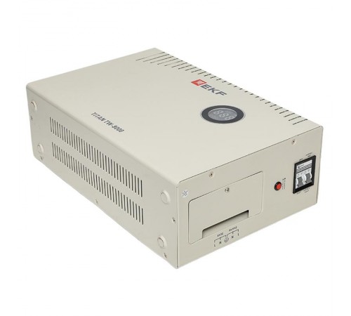 Стабилизатор напряжения электронный с возможностью настенного монтажа TITAN -TW-8000  stab-TW-8000 EKF