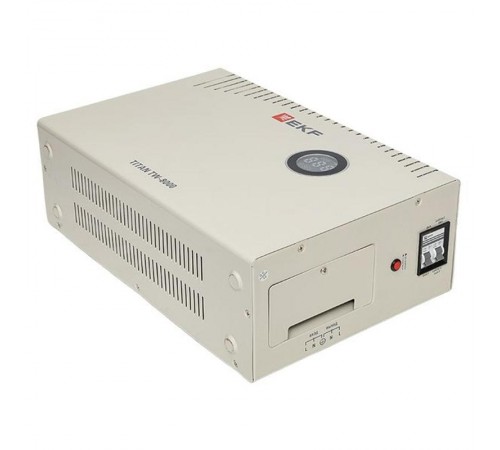 Стабилизатор напряжения электронный с возможностью настенного монтажа TITAN -TW-8000  stab-TW-8000 EKF