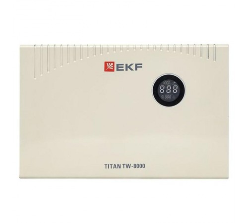 Стабилизатор напряжения электронный с возможностью настенного монтажа TITAN -TW-8000  stab-TW-8000 EKF