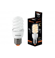 Лампа энергосберегающая КЛЛ-FSТ2-13 Вт-2700 К-Е27 (42х98 мм)  SQ0323-0062  TDM