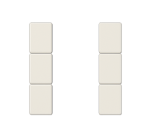 комплект накладок 3гр слоновая кость  A503TSA  Jung