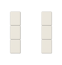 комплект накладок 3гр слоновая кость  A503TSA  Jung