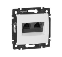 Valena Белый Розетка комп(RJ45) 2-ая 5 кат UTP  774231  Legrand